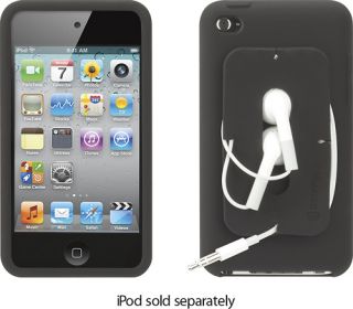 Griffin FlexGrip Wrap Case for Apple iPod Touch 4th Gen Black Cover GB01929