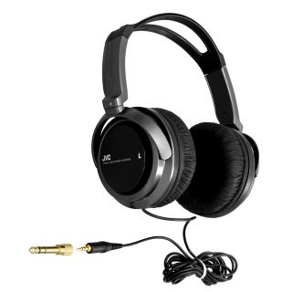 JVC Ha RX300 High Quality Stereo Extra Bass Headphones DJ Home Black