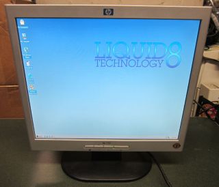 HP 1702 17" LCD Monitor Black Silver