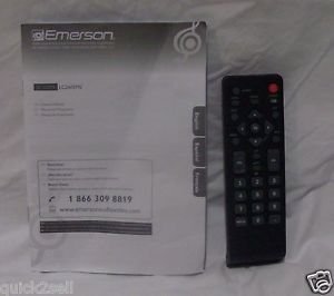 Emerson LC260EM2 LC260EM2 A LCD TV Remote Control and Manual