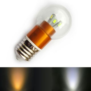 E27 3W Warm Cool White Globe Candle 5730 SMD LED Energy Saving Bulbs Light Lamps
