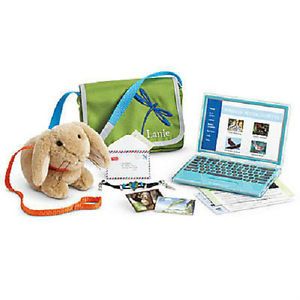American Girl Lanie's Accessories Laptop Computer Bunny Bag for Lanie Doll