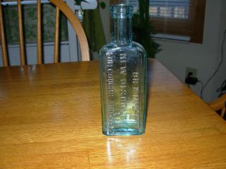 1800`s Antique Cure Medicine Bottle Dr King`s New Discovery for Coughs and Cold