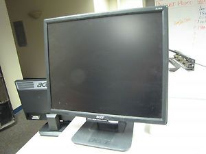 Acer AL1916A 19" LCD Computer Monitor Great Working Condition