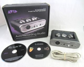 M Audio Fast Track Avid Recording Studio Audio Interface Pro Tools SE FL Studio 6123914405038