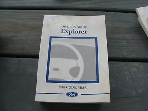 1998 98 Ford Explorer Owner's Manual Book Set
