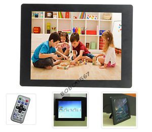 Multi Function 12 inch HD LCD Digital Photo Picture Frame  MP4 Movie Remote