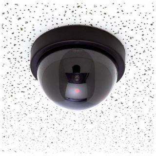 Dummy Security Dome Camera Motion Active LED Light CCTV Wireless Surveillance