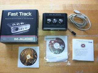 M Audio Fast Track Digital Recording Interface 4571151763053