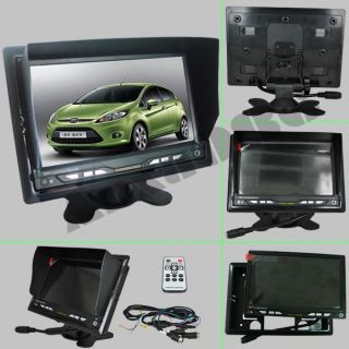 Car Rear View Kit Reversing System 7" LCD Monitor LED CCD Backup Camera 7004