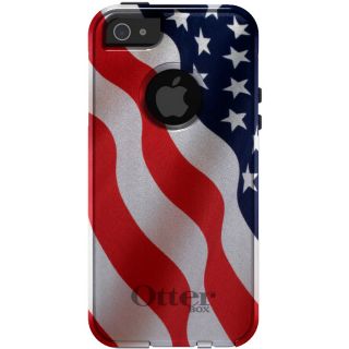Custom Otterbox Commuter Apple iPhone 5 Red White Blue United States Flag USA US
