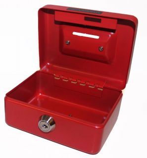 Lockable Cash Box with Deposit Slot 3 dif Colours Petty Cash Money Box Safe