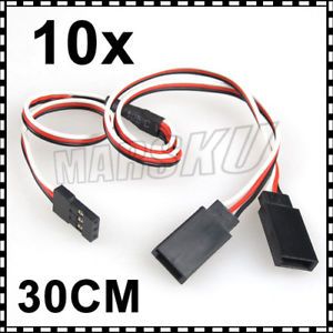 10x 30cm RC Servo Extension Cord Y Cable for Esky 965