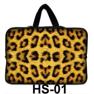 Leopard Print 10" 10 1" Netbook Laptop iPad 2 Sleeve Case Bag Cover with Handle