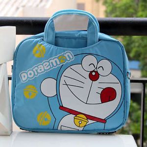 Doraemon 14" Laptop Notebook Bag Hand Tote Blue 29383