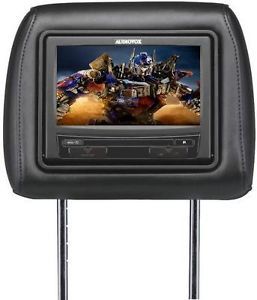 or Armada Dual DVD Headrest Video Players Monitors, Charcoal NEW