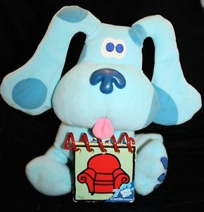 10" Eden Blues Clues Plush Dog 7 Cards Handy Dandy Notebook 1998 Stuffed Puppy