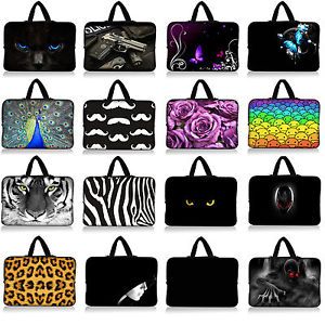 Black 17" 17 3" Laptop Notebook Computer PC Handle Sleeve Case Bag Cover Pouch