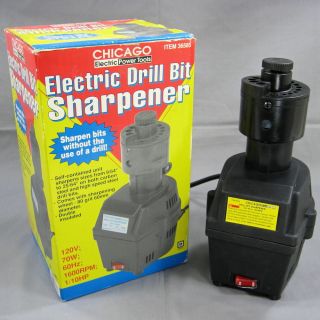Harbor Freight Chicago Power Tools Electric Drill Bit Sharpener 36585