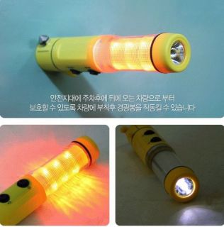 Safety Traffic Control LED Signal Baton Cone Flashlight for Safe Driving