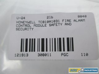 Honeywell TC810A1031 Fire Alarm Control Module Safety and Security D308011