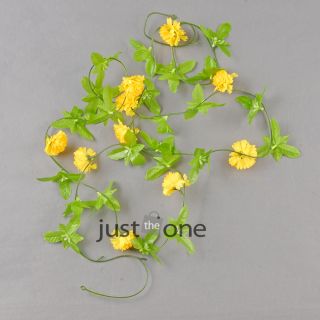 Lifelike Artificial Fake Flowers Vine Party Home Outdoor Floral Carnation Rose