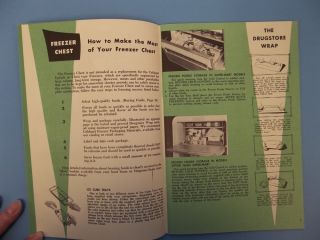 HS622 Vintage Coldspot Refrigerators  Roebuck Important Care Guide Recipes