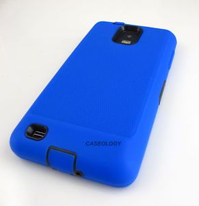 Blue Impact Hard Cover Case Samsung Infuse 4G Phone