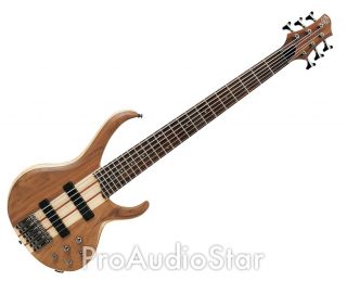 Ibanez BTB676 NTF 6 String Electric Bass Guitar Natural Flat Proaudiosar
