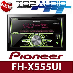 New 2013 Pioneer FH X555UI Double DIN Car  CD iPod iPhone Audio Stereo Player
