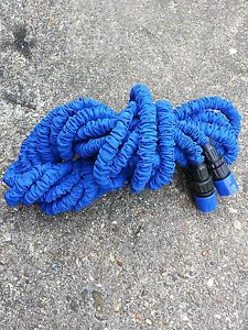 Refurbished 50ft 15M Expandable Frexible Garden Hose Pipe to 3 Times Its Size