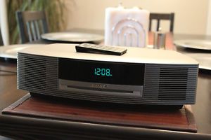 Bose Wave Music System Radio Grey w Remote Control CD Player Shelf Stereo CD