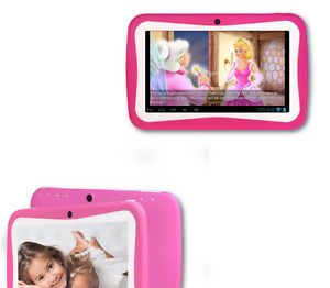 New Cheap Pink 7" Android 4 1 Tablet PC Laptop for Children Kids Child Girl Gift