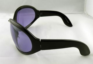 Oversize Purple Sunglasses Goth Vamp Punk Metal Psychobilly Bono U2 DJ PON3 Club