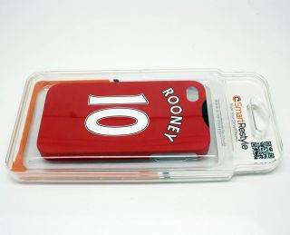 Manchester United Rooney Football Shirt Style Cover Case for iPhone 4 4S