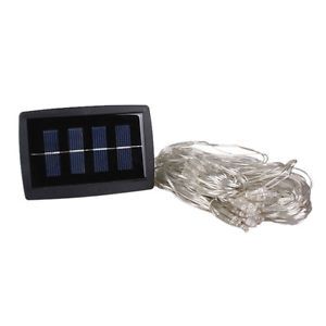 Waterproof Solar Panel Powered 120 LED String Solar Light Lamp Net