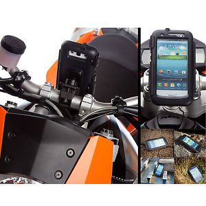 Motorcycle Mount Tough Waterproof Hard Case Hardwire for Samsung Galaxy S3