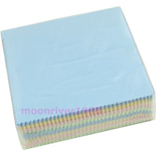 100pcs Microfiber Phone Screen Camera Lens Glasses Square Cleaner Cleaning Cloth