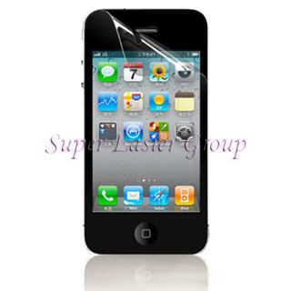 Rainbow Stripe Cover Rubber Bumper Frame Case Screen Protector for iPhone 4 4S