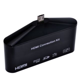 OTG Micro USB SD Card Reader HDMI Adapter Camera Connection Kit 4 Galaxy Phone