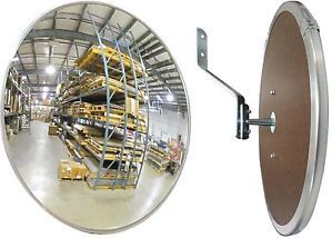 1 Industrial Rated 12" Acrylic Indoor Outdoor Safety Security Convex Mirror
