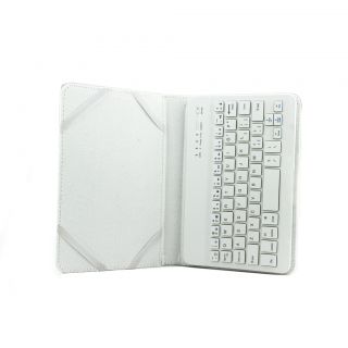 Universal Leather Cover Case or Wireless Bluetooth Keyboard Fr Android Tablet 7"