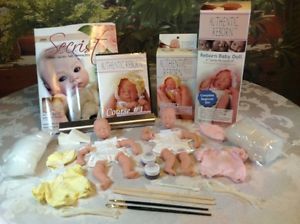 Secrist Authentic Reborn Baby Doll 6" Starter Kit Course Plus Bunny Doll Kit
