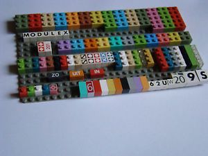 Architect Lego Modulex Vintage Bricks Starter Kit Examples of Colors Lot 0