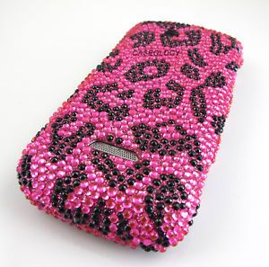 Pink Leopard Diamond Case Cover T Mobile Sidekick 4G
