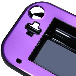 Aluminum Case Cover for Nintendo Wii U Gamepad Remote Controller Purple
