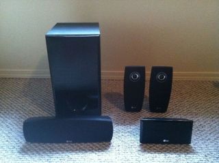 LG Surround Sound System Speaker and Subwoofer
