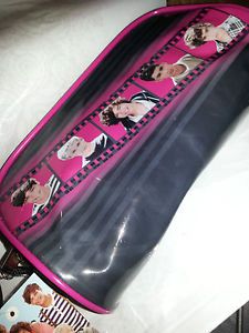 One Direction School Supplies Travel Makeup Pencil Case Girls Bag Harry New