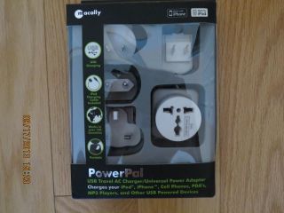 Macally Powerpal USB Travel Charger Adapter USB Devices Universal 150 Nations