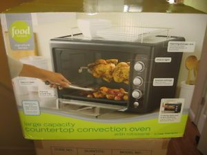 Food Network Large Capacity Countertop Convection Toaster Oven with Rotisserie